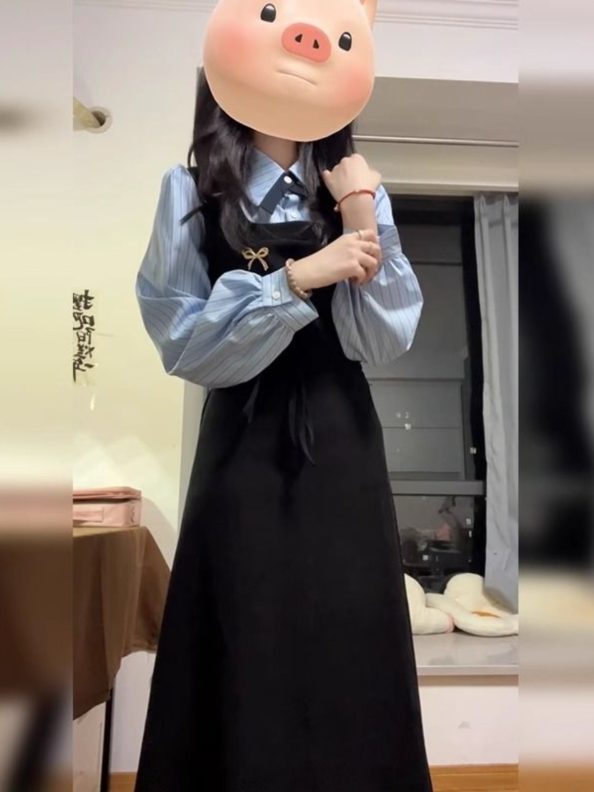 세련된 블랙 컬러의 대학 스타일 셔츠형 원피스, 여성용 - Korean Style A Line Shirt Dress 리뷰 및 가격